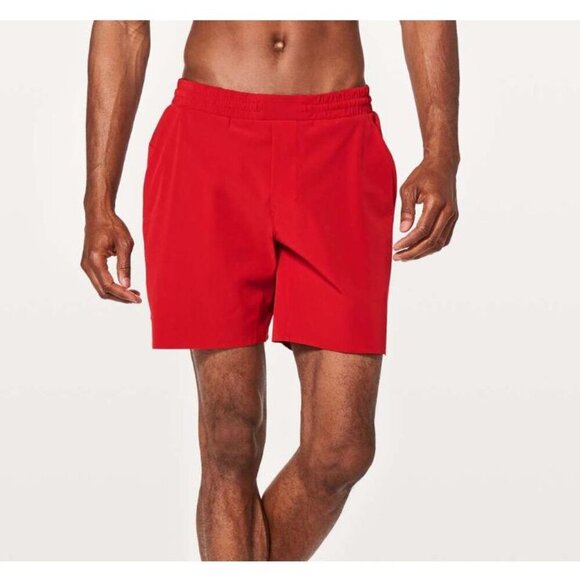 Lululemon Channel Cross Short *7" Updated Game Day Red Size Small - Picture 1 of 7